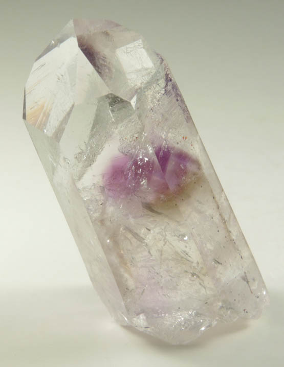 Quartz var. Amethyst Quartz with phantom-growth zone from Tafelkop, Goboboseb Mountains, 27 km west of Brandberg Mountain, Erongo region, Namibia