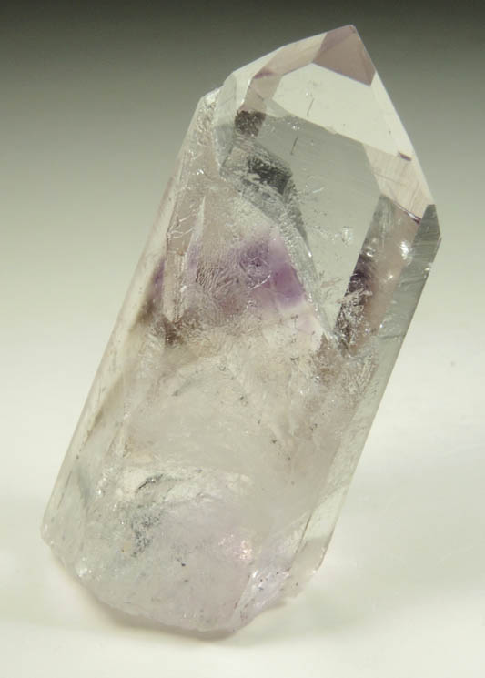 Quartz var. Amethyst Quartz with phantom-growth zone from Tafelkop, Goboboseb Mountains, 27 km west of Brandberg Mountain, Erongo region, Namibia