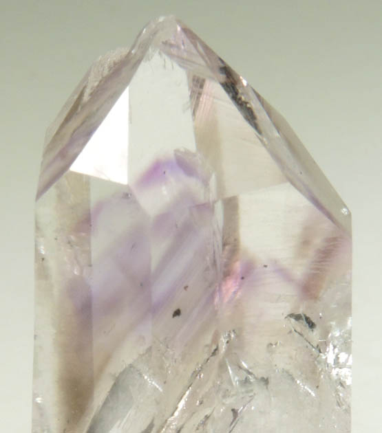 Quartz var. Amethyst Quartz with phantom-growth zone from Tafelkop, Goboboseb Mountains, 27 km west of Brandberg Mountain, Erongo region, Namibia