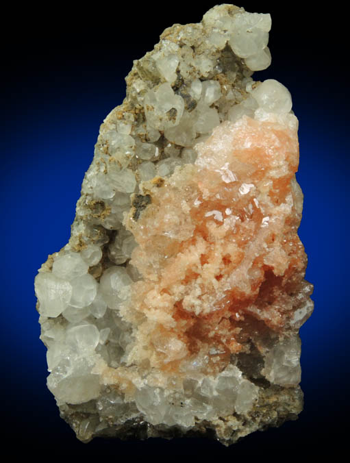 Gmelinite and Calcite from Upper New Street Quarry, Paterson, Passaic County, New Jersey
