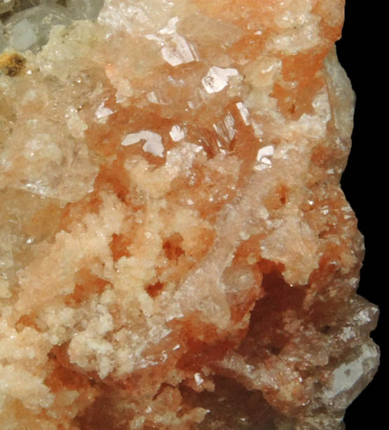 Gmelinite and Calcite from Upper New Street Quarry, Paterson, Passaic County, New Jersey