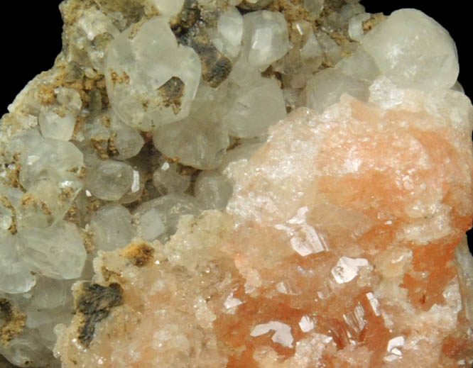 Gmelinite and Calcite from Upper New Street Quarry, Paterson, Passaic County, New Jersey