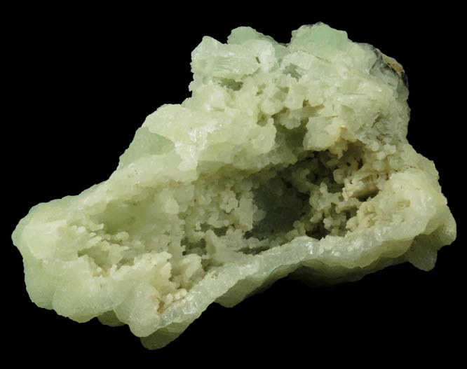 Prehnite pseudomorphs after Anhydrite from Interstate 80 road cut, Paterson, Passaic County, New Jersey