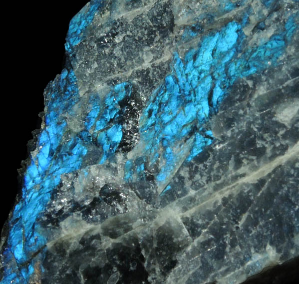 Anorthite var. Labradorite from Nain, Labrador, Newfoundland, Canada (Type Locality for Labradorite)