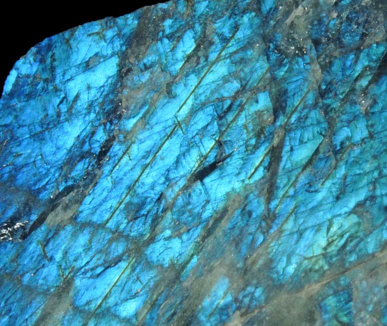 Anorthite var. Labradorite from Nain, Labrador, Newfoundland, Canada (Type Locality for Labradorite)