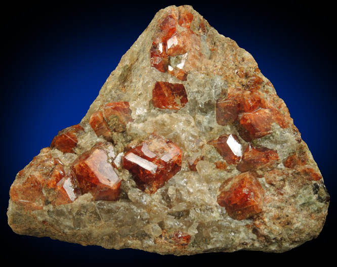 Grossular Garnet from north shore of Panther Pond (Camp Hinds), Raymond, Cumberland County, Maine