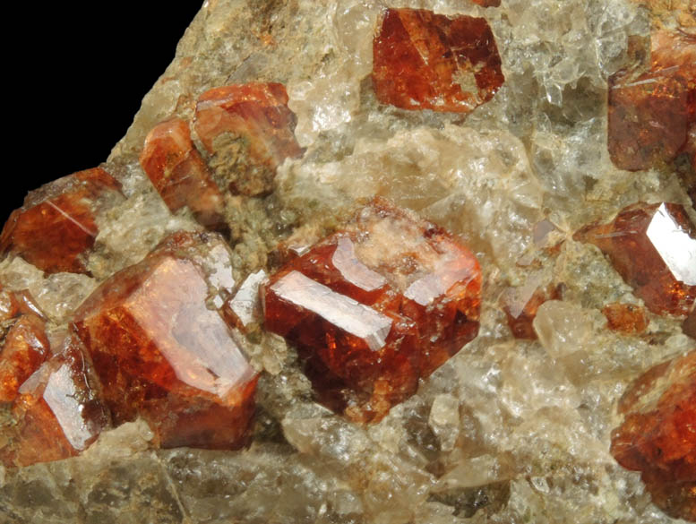 Grossular Garnet from north shore of Panther Pond (Camp Hinds), Raymond, Cumberland County, Maine