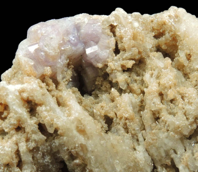 Fluorapatite on Quartz with Cookeite from Harvard Quarry, Noyes Mountain, Greenwood, Oxford County, Maine