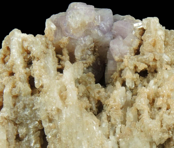 Fluorapatite on Quartz with Cookeite from Harvard Quarry, Noyes Mountain, Greenwood, Oxford County, Maine