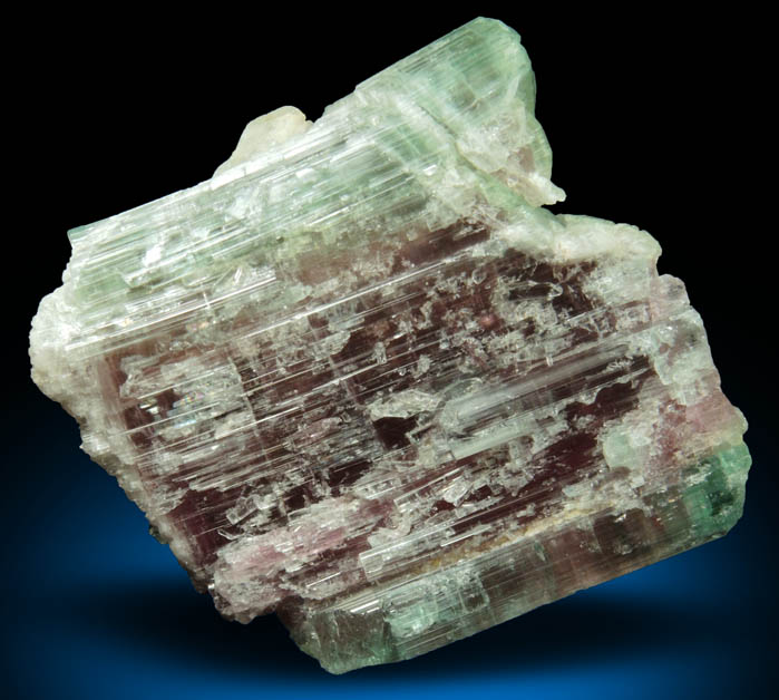 Elbaite Tourmaline from Dunton Quarry, Plumbago Mountain, Hall's Ridge, Newry, Oxford County, Maine