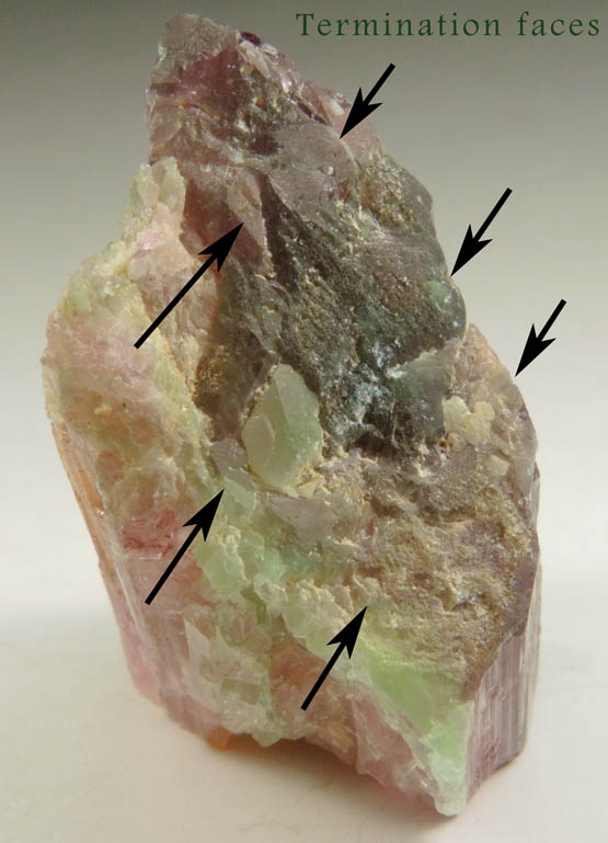 Elbaite Tourmaline from Dunton Quarry, Plumbago Mountain, Hall's Ridge, Newry, Oxford County, Maine