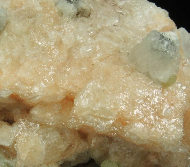 Gmelinite with Prehnite from Francisco Brothers Quarry, Great Notch, Passaic County, New Jersey