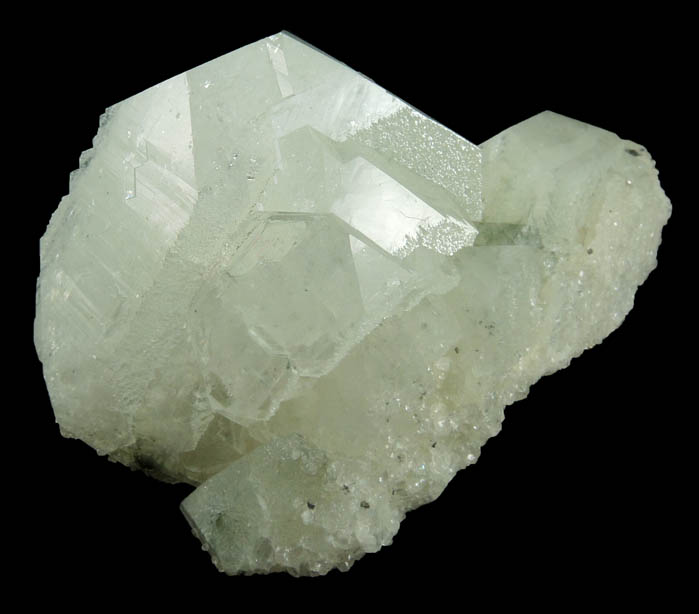 Apophyllite on Datolite from Millington Quarry, Bernards Township, Somerset County, New Jersey