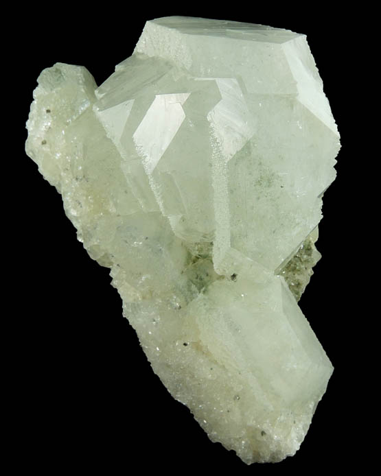 Apophyllite on Datolite from Millington Quarry, Bernards Township, Somerset County, New Jersey