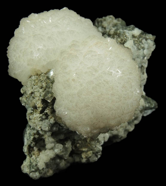 Stilbite-Stellerite from Braen's Quarry, Haledon, Passaic County, New Jersey
