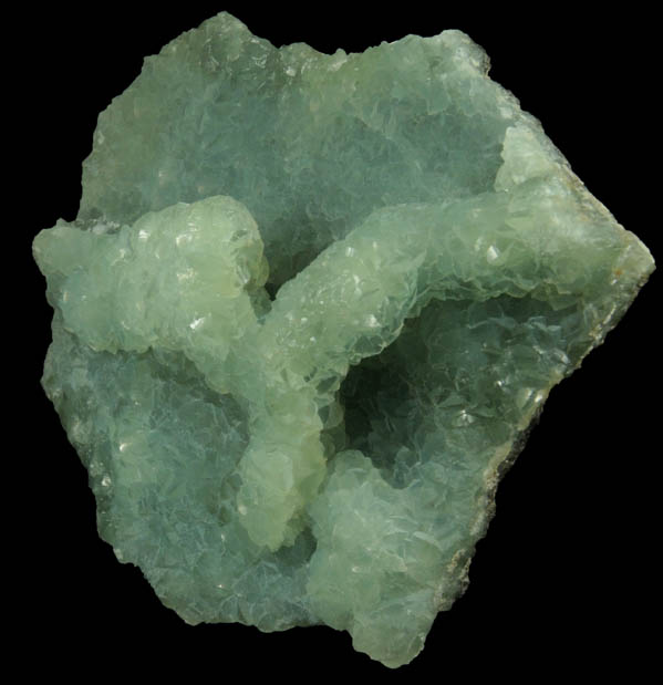 Prehnite from Prospect Park Quarry, Prospect Park, Passaic County, New Jersey