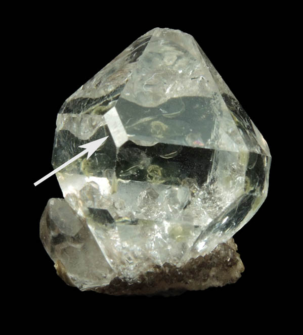 Quartz var. Herkimer Diamonds on drusy Herkimer Diamonds from Middleville, Herkimer County, New York