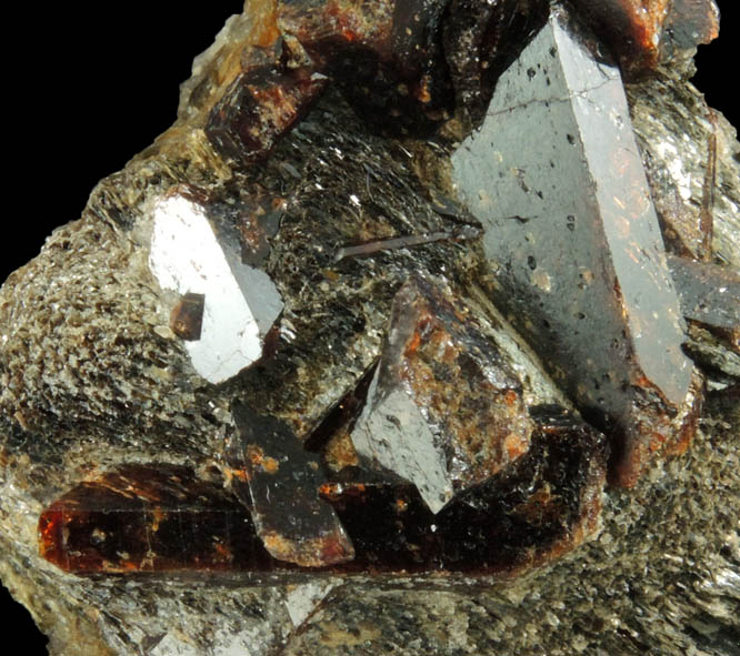 Staurolite from Cook Road, Windham, Cumberland County, Maine