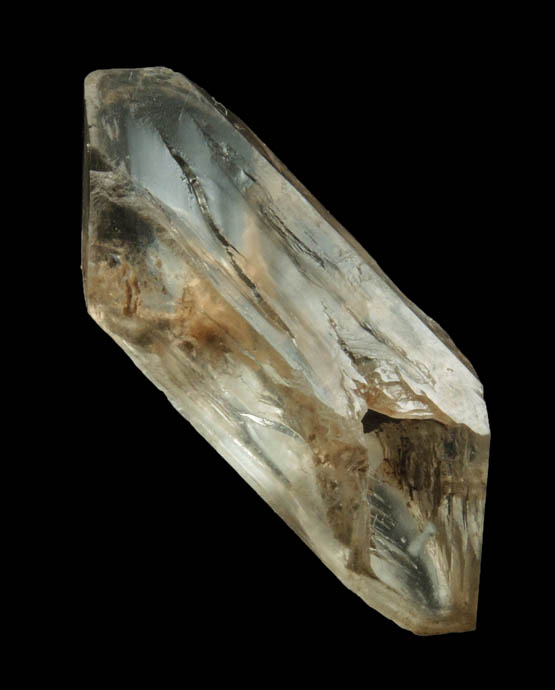 Gypsum var. Selenite from Clay Hill, north side of Route 209, Kerhonkson, Ulster County, New York