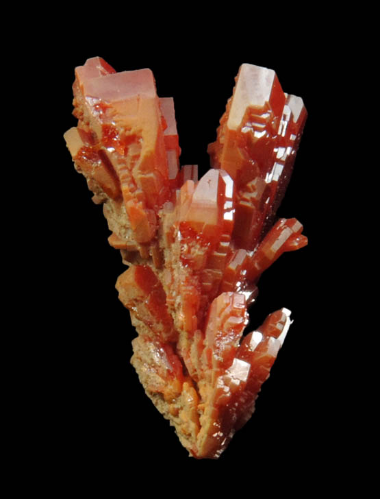 Vanadinite from Mibladen, Haute Moulouya Basin, Zeida-Aouli-Mibladen belt, Midelt Province, Morocco