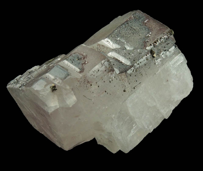 Calcite with Chalcopyrite and Hematite from St. Joe Mineral Resources #3 Mine (now ZCA), St. Lawrence County, New York