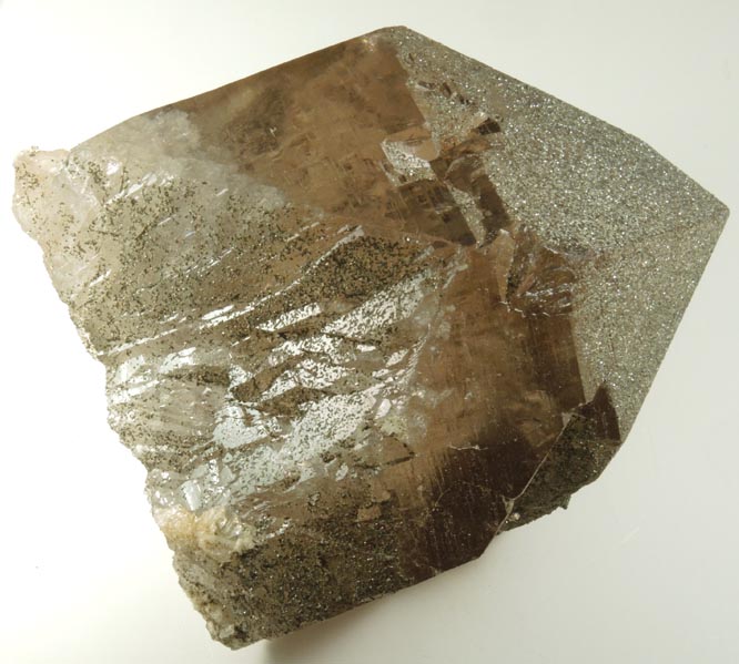 Quartz var. Smoky Quartz with Chlorite from Piz Cavardiras, Grischun (Grisons), Switzerland