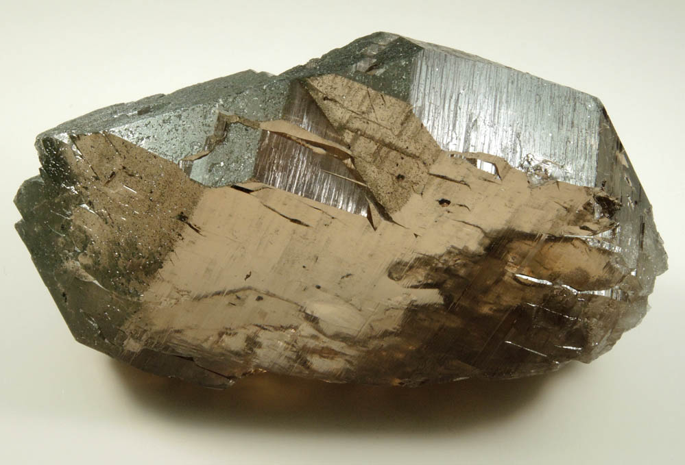 Quartz var. Smoky Quartz Gwindel from Piz Cavardiras, Grischun (Grisons), Switzerland