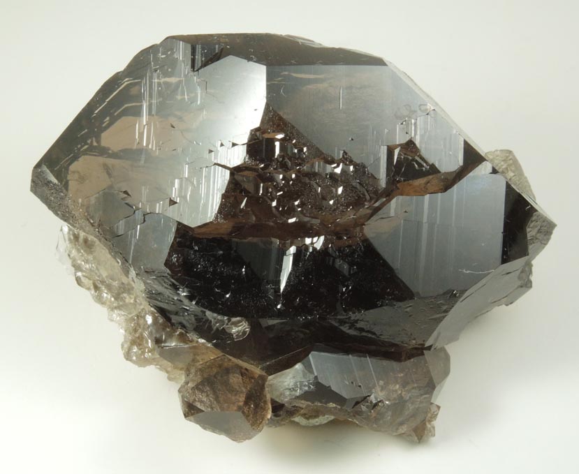 Quartz var. Smoky Quartz Gwindel from Val Giuv, Tujetsch, Sedrun, Grischun (Grisons), Switzerland