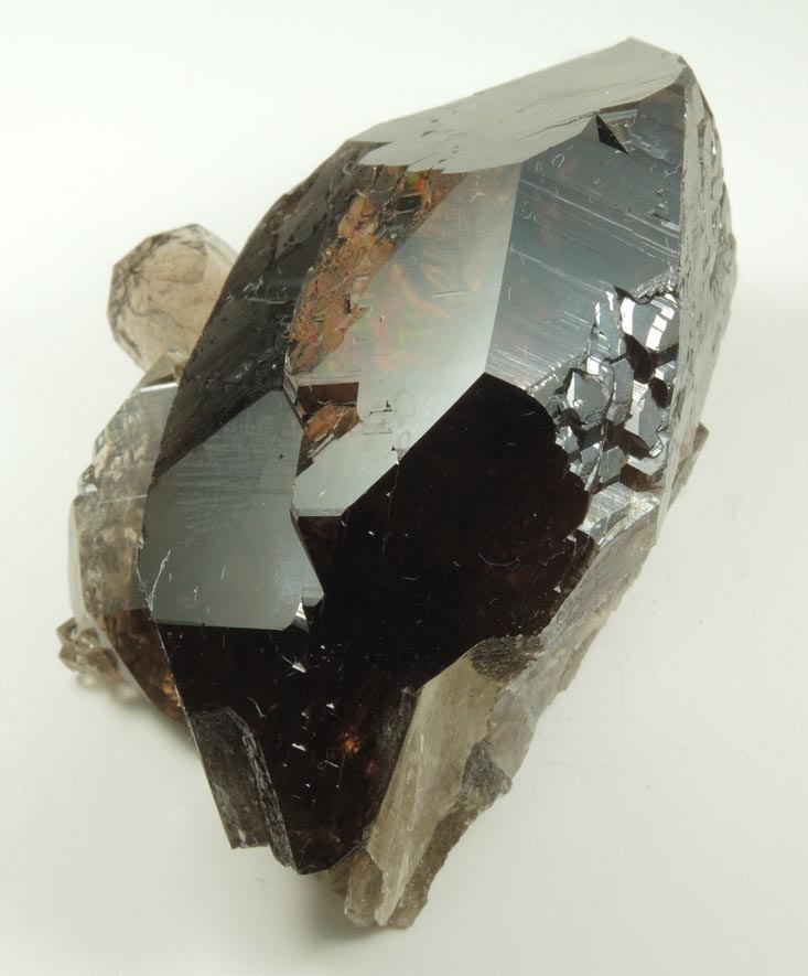 Quartz var. Smoky Quartz Gwindel from Val Giuv, Tujetsch, Sedrun, Grischun (Grisons), Switzerland