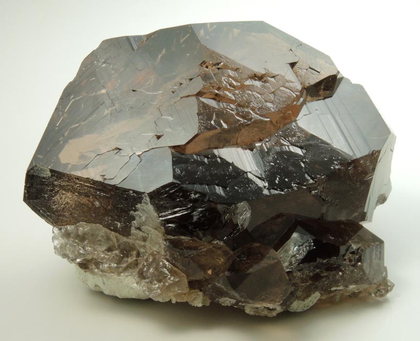 Quartz var. Smoky Quartz Gwindel from Val Giuv, Tujetsch, Sedrun, Grischun (Grisons), Switzerland