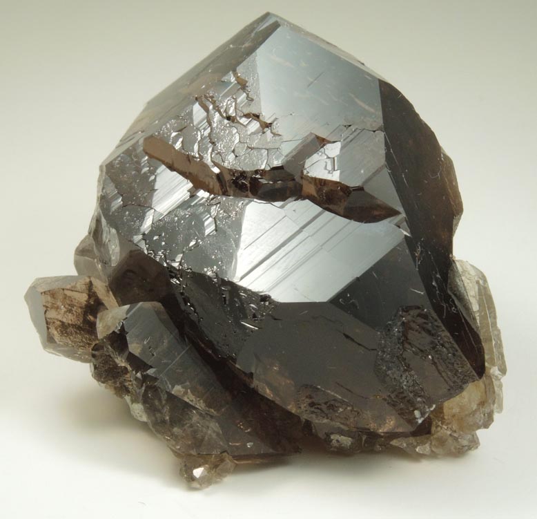 Quartz var. Smoky Quartz Gwindel from Val Giuv, Tujetsch, Sedrun, Grischun (Grisons), Switzerland