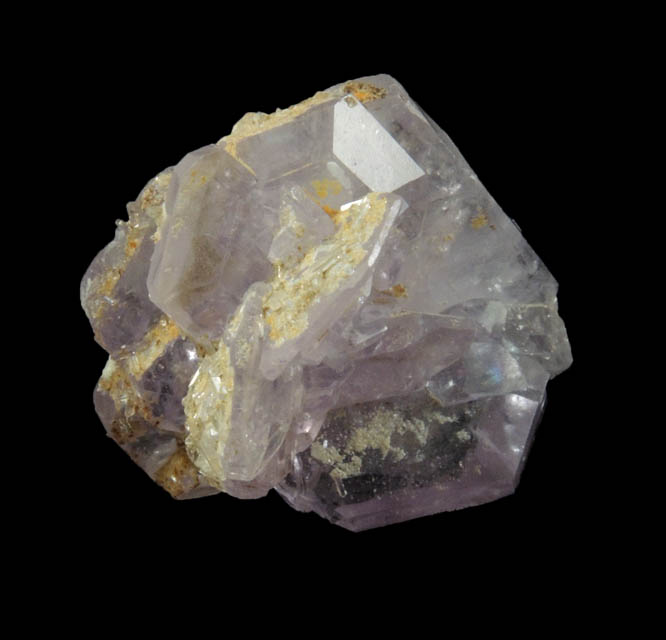Fluorapatite var. Purple Apatite with Cookeite from Mount Rubellite, Hebron, Oxford County, Maine