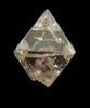 Diamond (0.38 carat pink octahedral rough diamond) from Argyle Mine, Kimberley, Western Australia, Australia