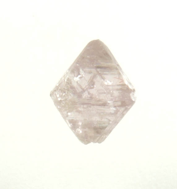 Diamond (0.38 carat pink octahedral rough diamond) from Argyle Mine, Kimberley, Western Australia, Australia