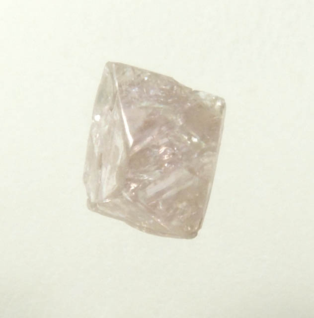 Diamond (0.44 carat pink octahedral rough diamond) from Argyle Mine, Kimberley, Western Australia, Australia