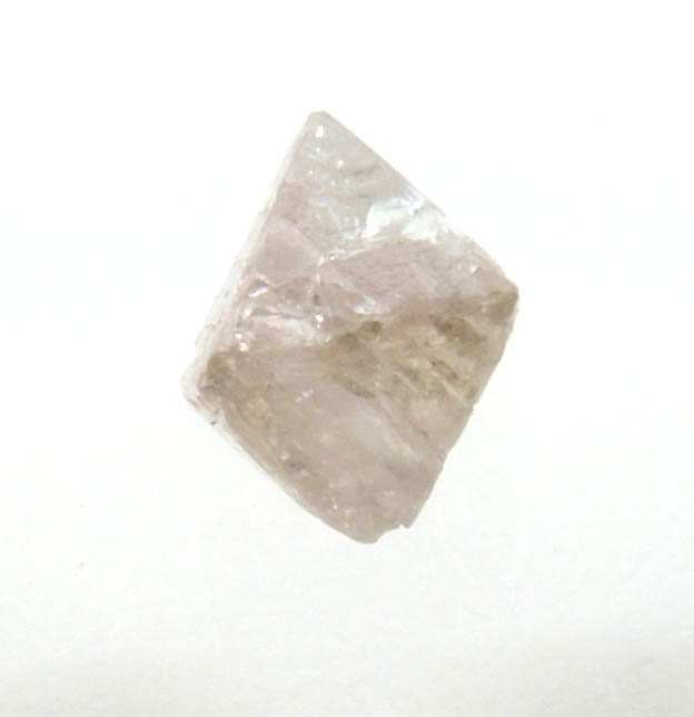 Diamond (0.44 carat pink octahedral rough diamond) from Argyle Mine, Kimberley, Western Australia, Australia