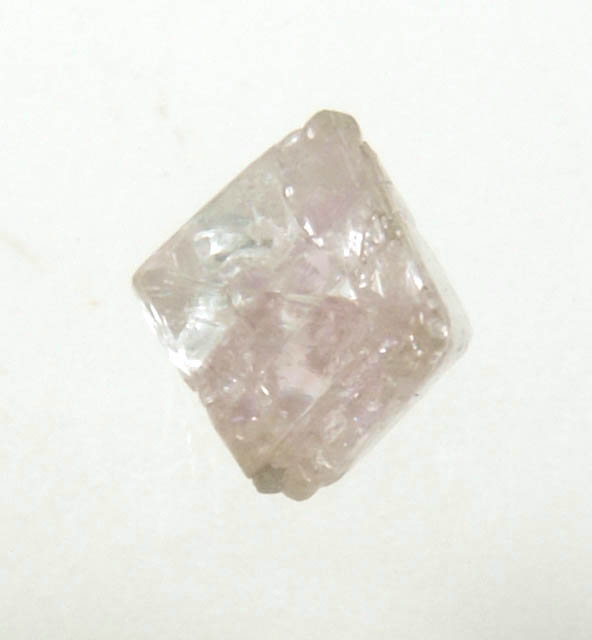 Diamond (0.44 carat pink octahedral rough diamond) from Argyle Mine, Kimberley, Western Australia, Australia