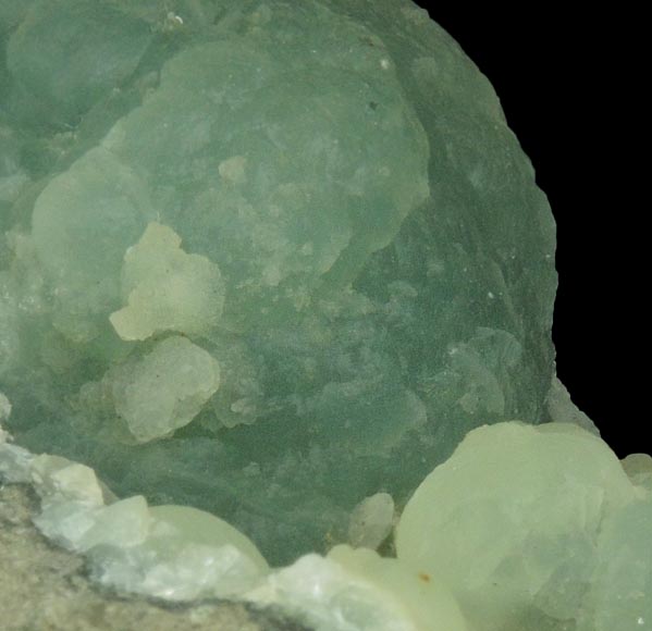 Prehnite from O and G Industries Southbury Quarry, Southbury, New Haven County, Connecticut