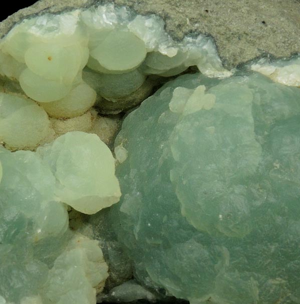 Prehnite from O and G Industries Southbury Quarry, Southbury, New Haven County, Connecticut