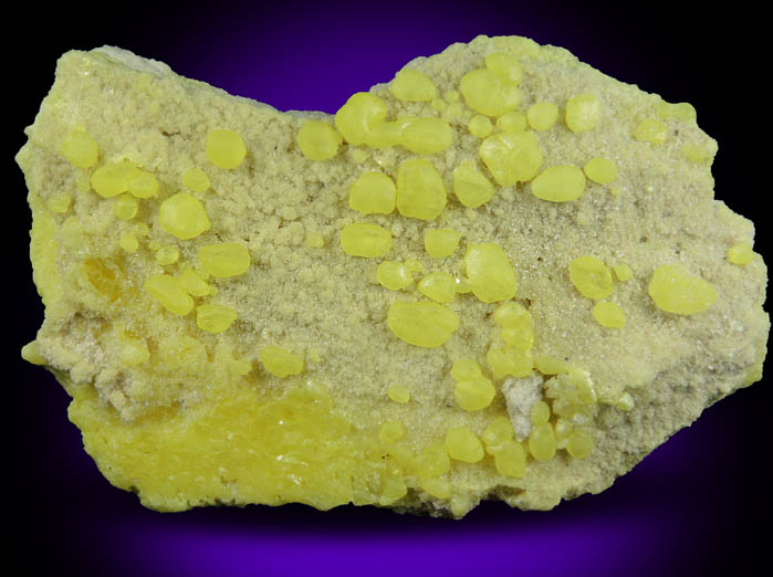 Sulfur from San Felipe, Baja California Norte, Mexico