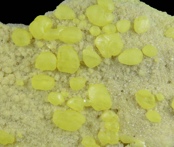 Sulfur from San Felipe, Baja California Norte, Mexico