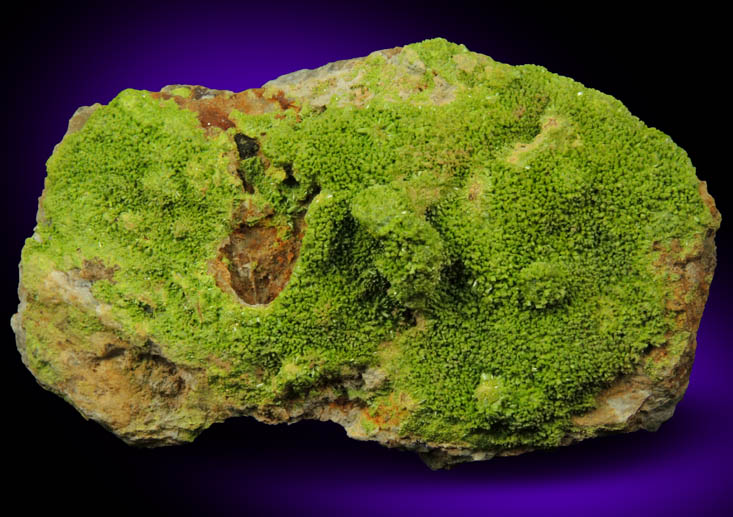 Pyromorphite from Hard Rigg Edge, Ousby, Aglionby Beck, Cumbria, England