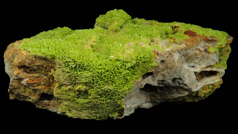 Pyromorphite from Hard Rigg Edge, Ousby, Aglionby Beck, Cumbria, England
