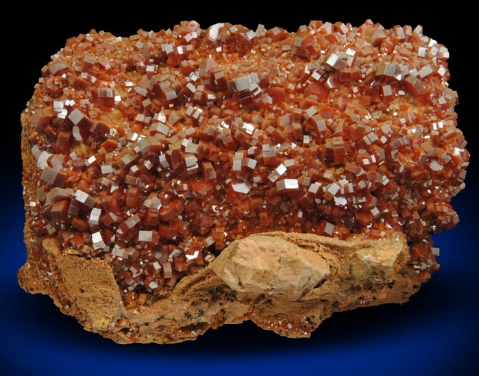 Vanadinite from Mibladen, Haute Moulouya Basin, Zeida-Aouli-Mibladen belt, Midelt Province, Morocco