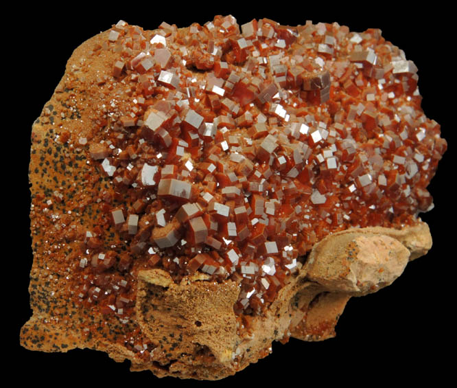 Vanadinite from Mibladen, Haute Moulouya Basin, Zeida-Aouli-Mibladen belt, Midelt Province, Morocco