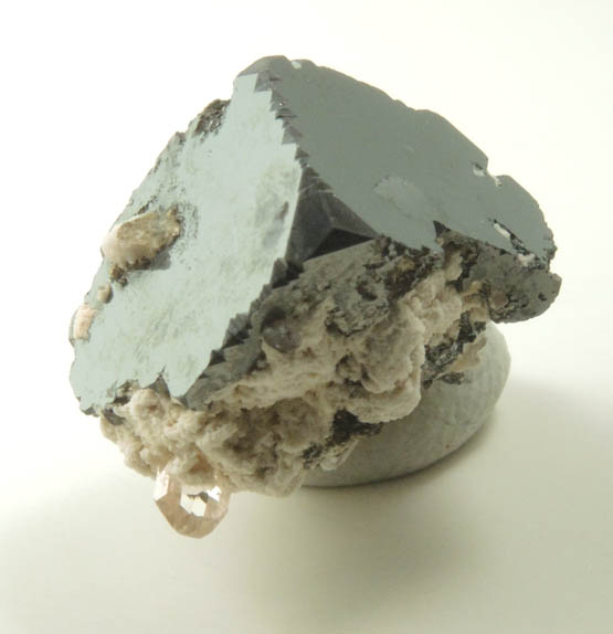 Bixbyite with rhyolite inclusions from Topaz Mountain, Thomas Range, Juab County, Utah (Type Locality for Bixbyite)