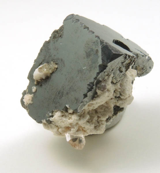 Bixbyite with rhyolite inclusions from Topaz Mountain, Thomas Range, Juab County, Utah (Type Locality for Bixbyite)