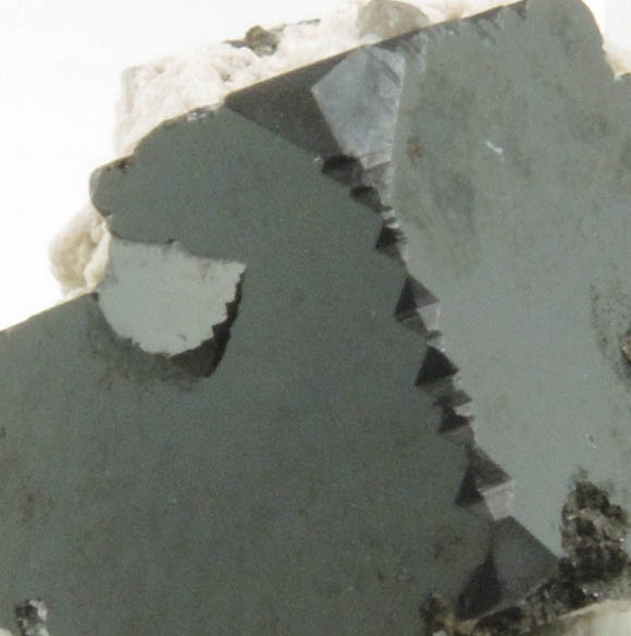 Bixbyite with rhyolite inclusions from Topaz Mountain, Thomas Range, Juab County, Utah (Type Locality for Bixbyite)