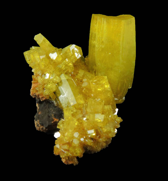 Pyromorphite from Mine des Farges, Ussel, Corrze, France