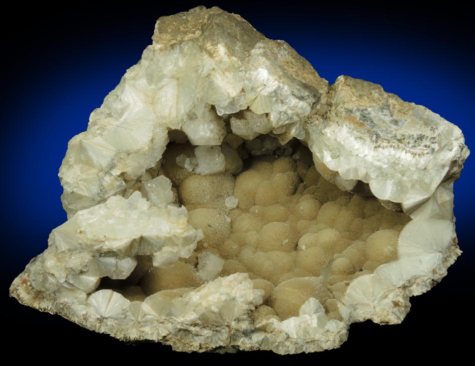 Pectolite, Apophyllite, Pyrite from Millington Quarry, Bernards Township, Somerset County, New Jersey